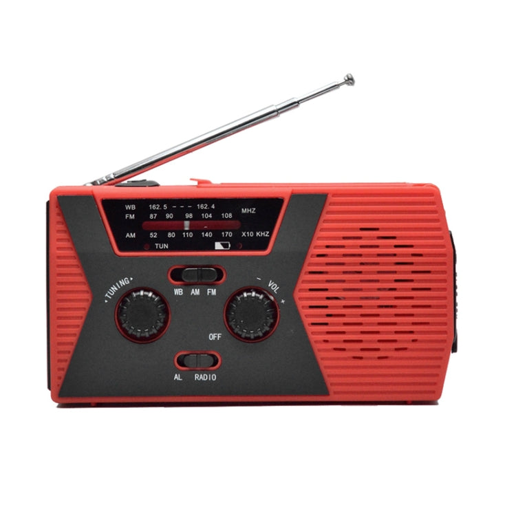 Portable Emergency Radio with Hand Crank