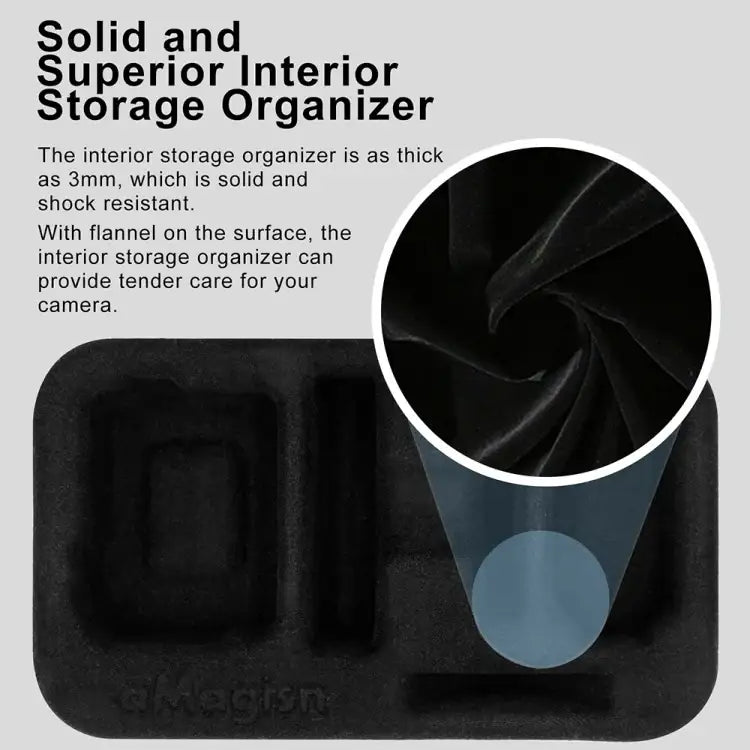 Insta360 GO 3 väska för optimalt skydd av actionkamera. Hållbar, kompakt, vattentålig och enkel att transportera.