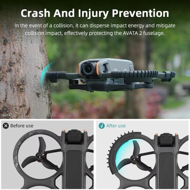 Avata 2 Skyddsringar för Optimal Drönarsäkerhet