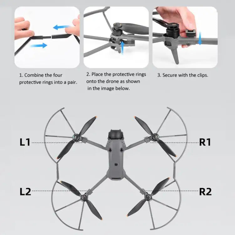 For DJI Mavic 4 Pro BRDRC Propeller Guard Anti-Collision Protection Frame - Action King