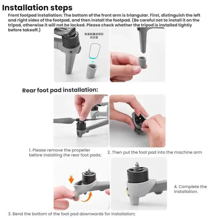 BRDRC dammtåligt stativskydd för DJI Mavic Air 3 / 3S - skyddar drönaren från smuts och stötar.