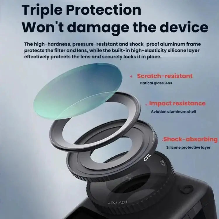 DJI Osmo Action 6 Camera - Filter Kit for DJI Osmo Action 6 Camera