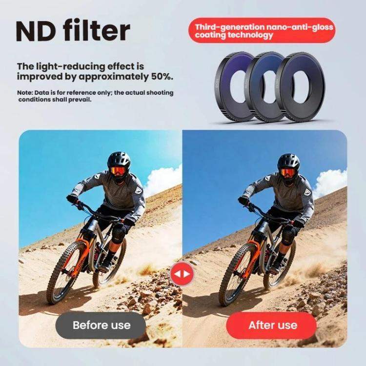 DJI Osmo Action 6 Camera - Filter Kit for DJI Osmo Action 6 Camera