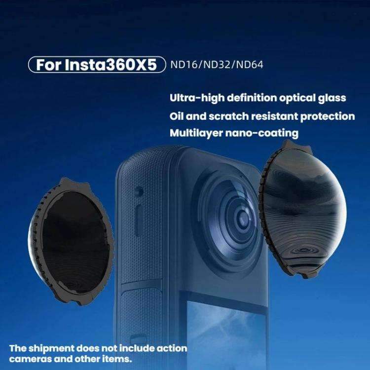 Insta360 X4 ND-filter v1 för Professionell Filmning