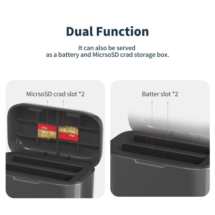 Insta360 X4 Air AMagisn - Insta360 X4 Laddfodral för Snabbladdning