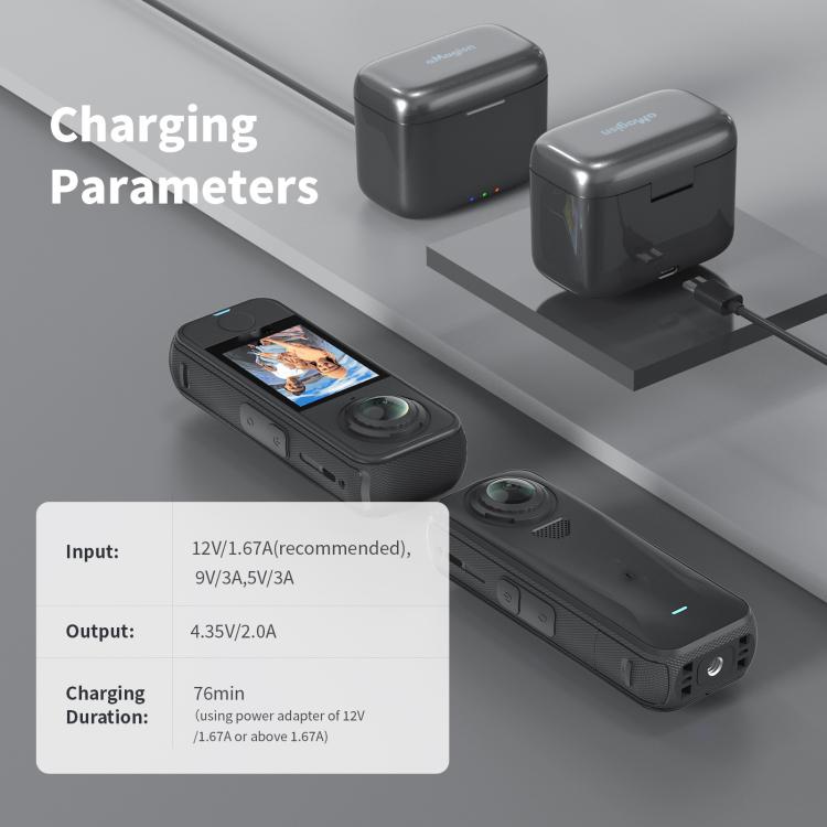Insta360 X4 Air AMagisn - Insta360 X4 Laddfodral för Snabbladdning