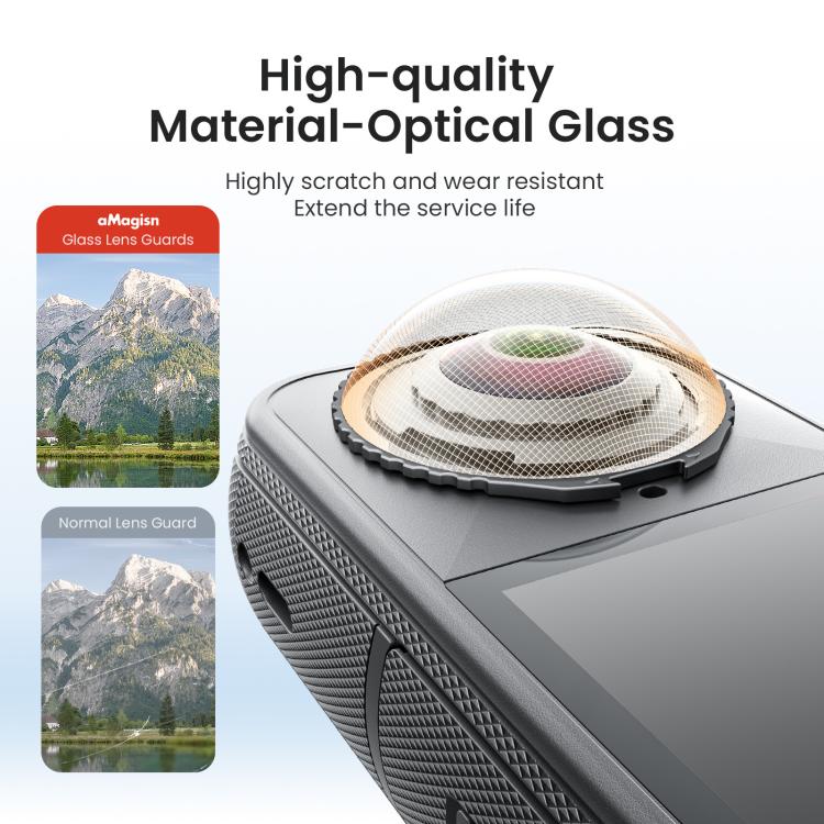 Insta360 X4 Linsskydd v1 för Optimalt Kameraskydd