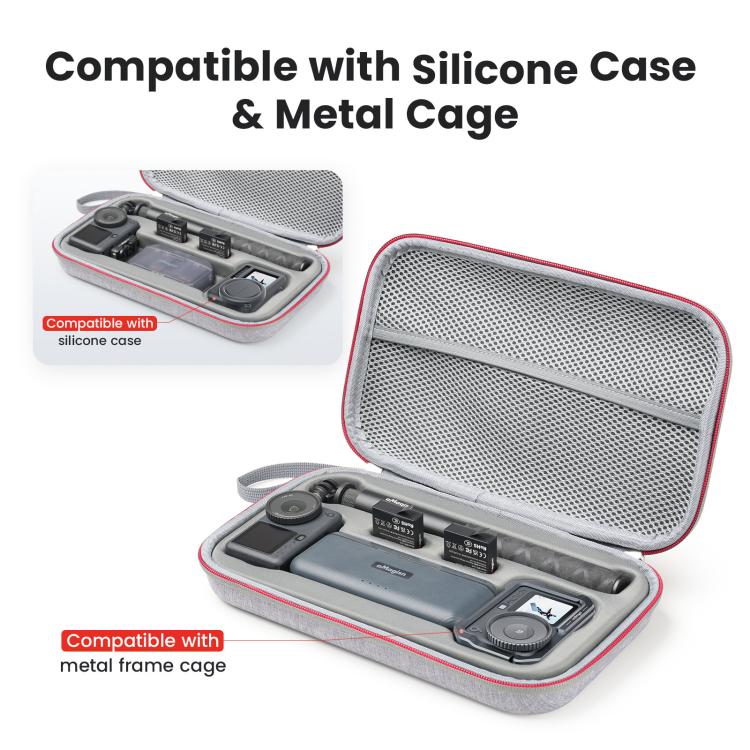 Osmo Action 6 hård väska för säker förvaring av actionkamera & tillbehör. Stöttålig & vattentät.