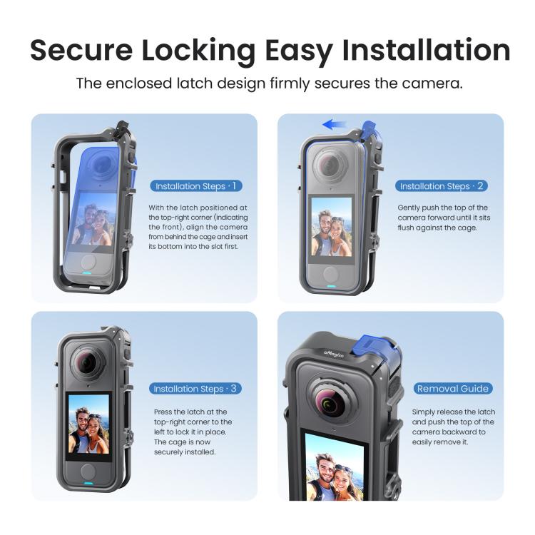 Insta360 X4 Kamerabur för Optimalt Skydd