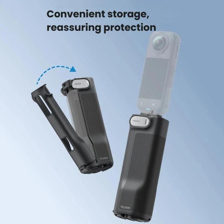 TELESIN Grepp och Stativ till Insta360 X4/X5