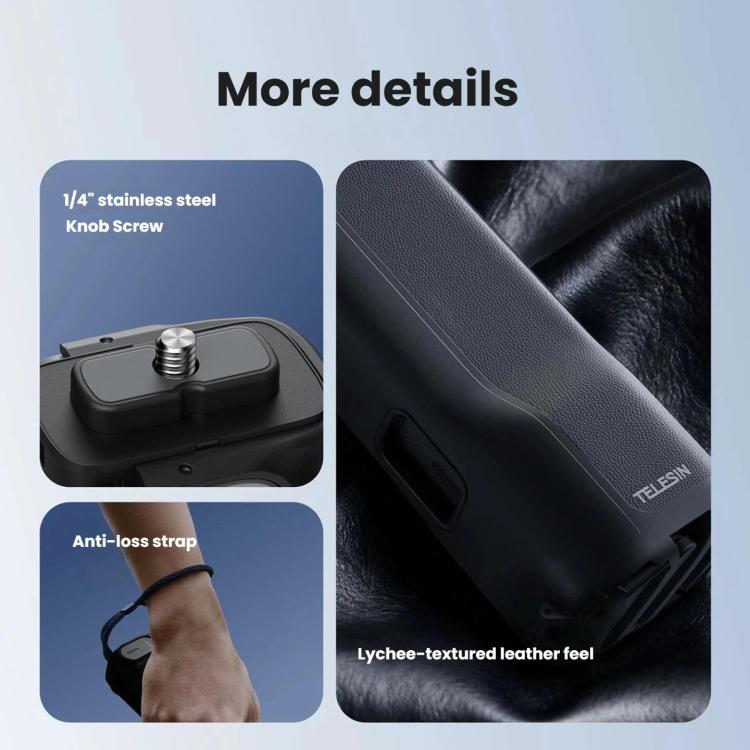 TELESIN Grepp och Stativ till Insta360 X4/X5