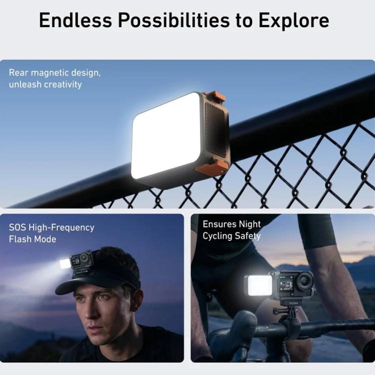 Telesin Magnetisk Belysning för DJI Osmo Action 6