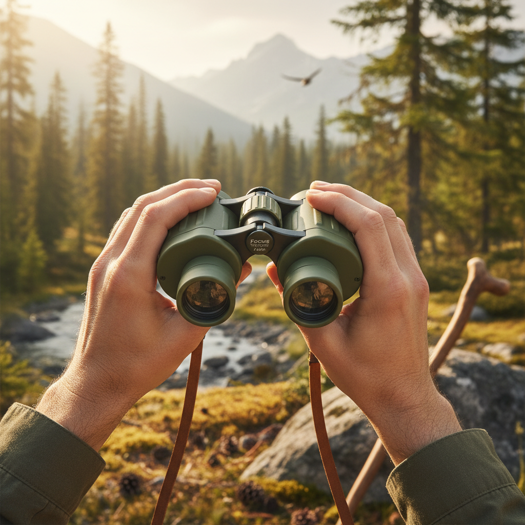 Focus Scenery 7x50 naturu kikare för fågelskådning och natur. Bra focus kikare att köpa.