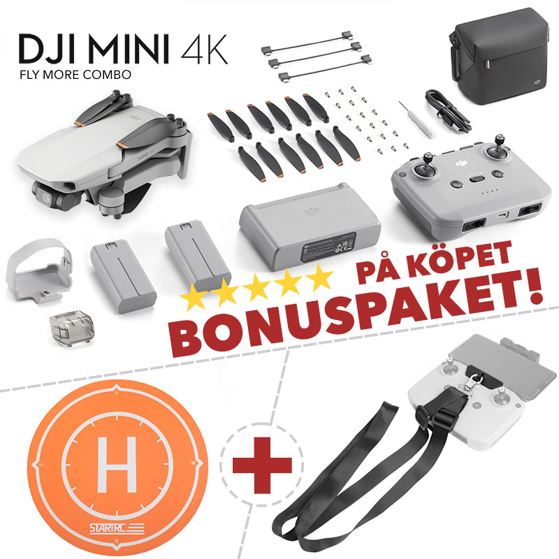 DJI Mini 4K på kampanj!